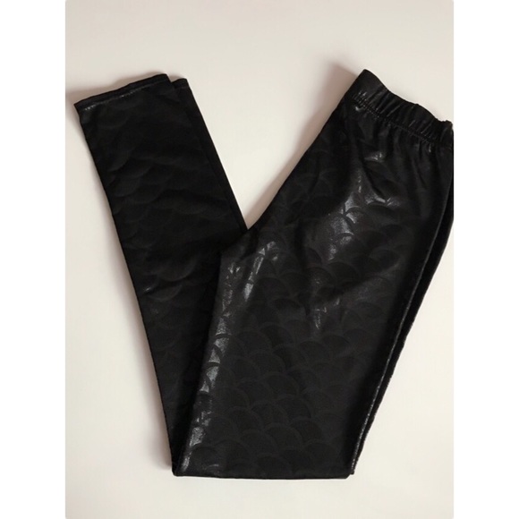 Bundle! Mermaid Fish Scale Stretch Leggings - Picture 2 of 5